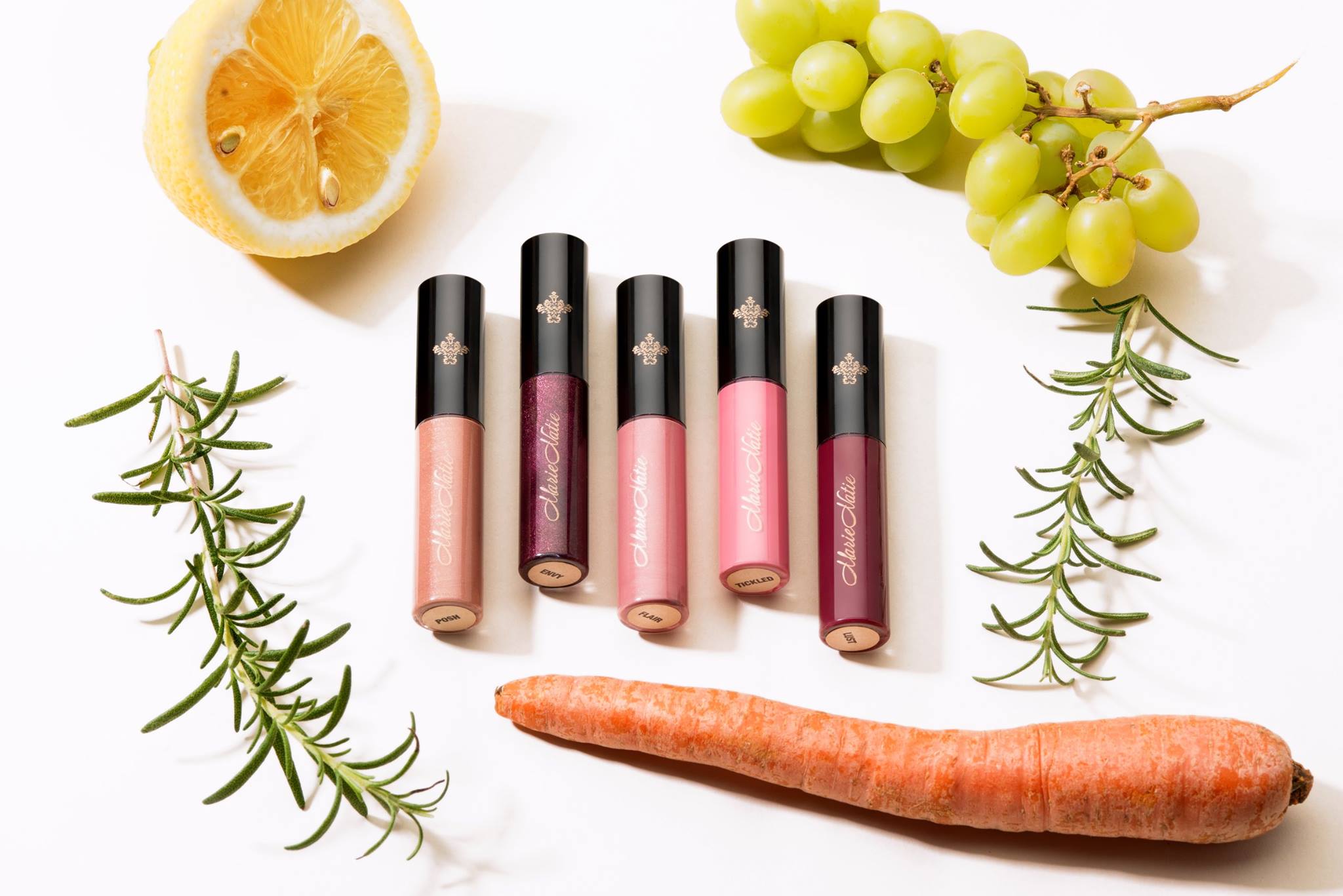 MarieNatie lip gloss moisturizing ingredients non-toxic cruelty free 